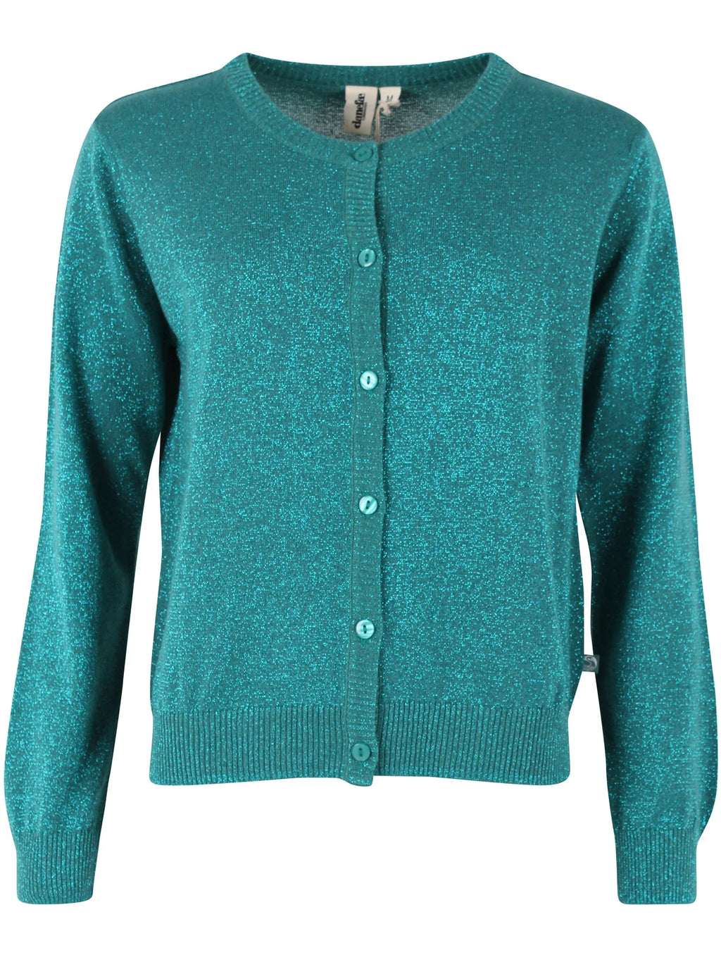 DANEFAE Strickjacke Glitter Light Slate