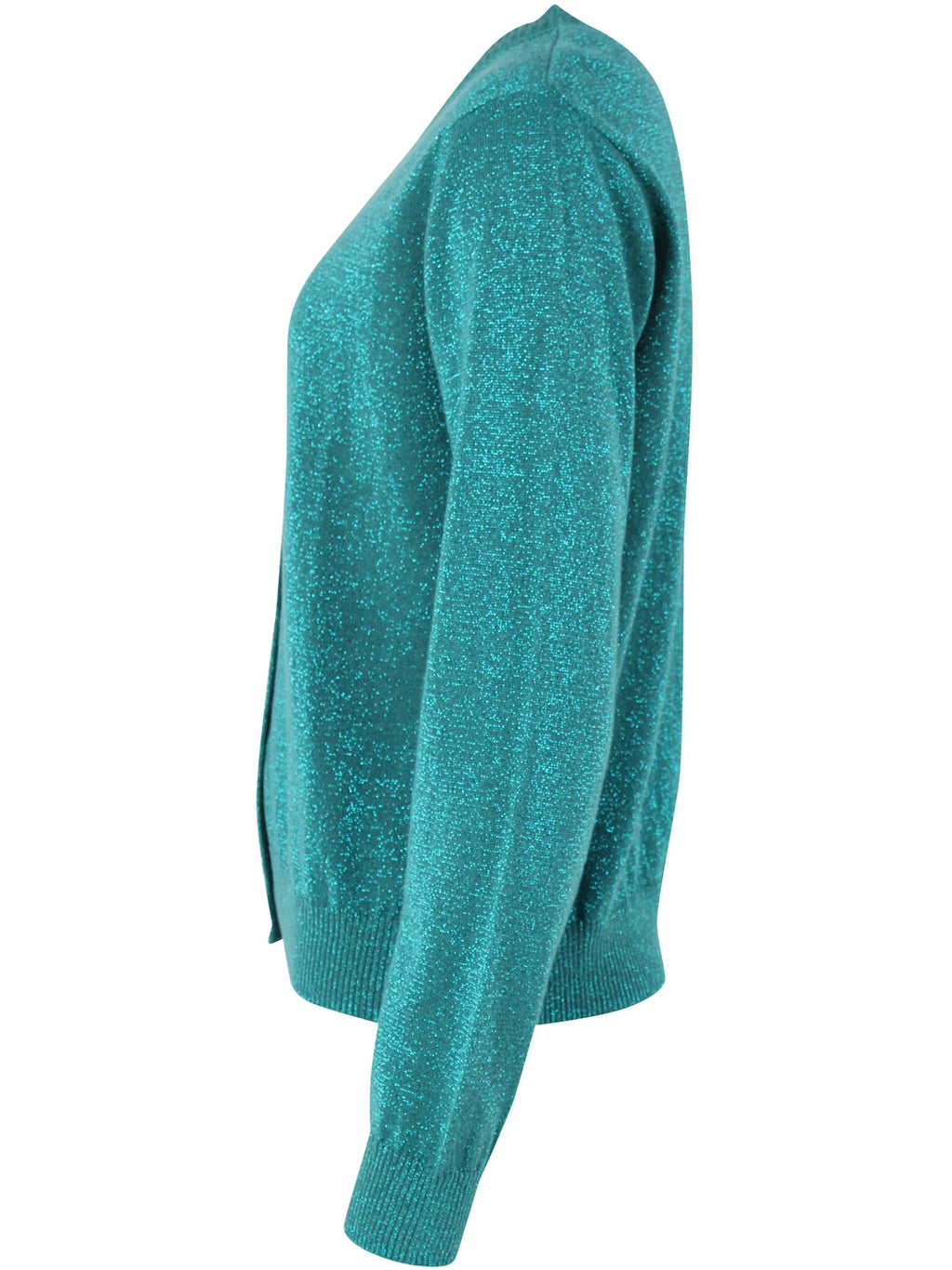 DANEFAE Strickjacke Glitter Light Slate