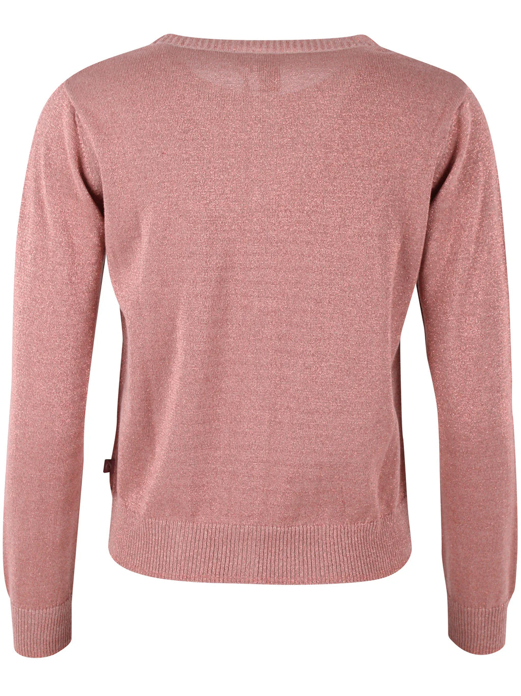 DANEFAE Strickjacke Danesaga Glitter Rose Beige