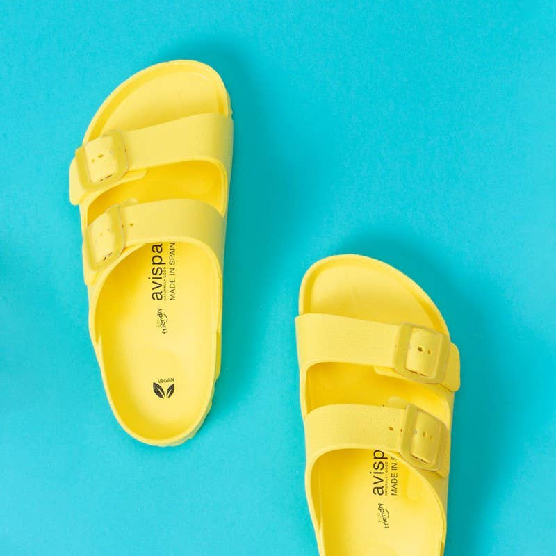 Kleidsam Fairfashion Duesseldorf AVISPAS New Coachella Gelb-Limette