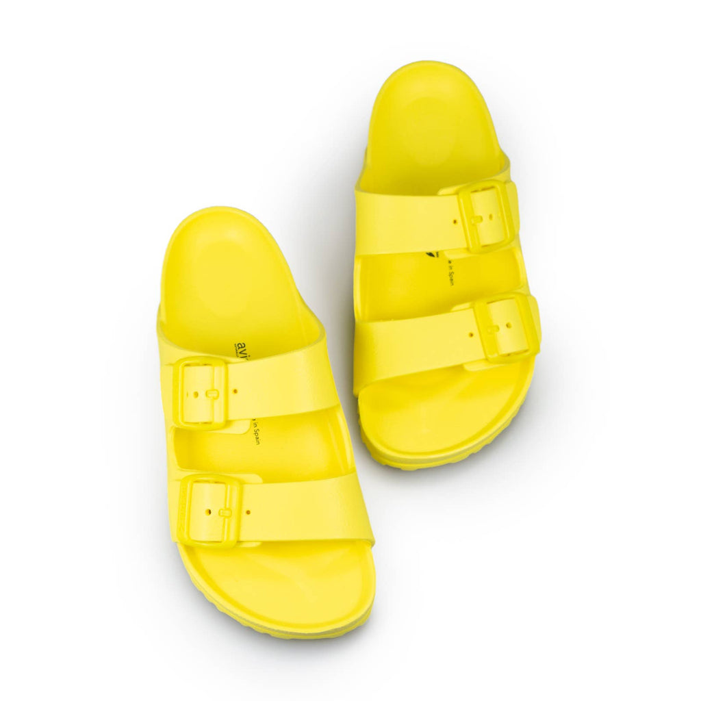 Kleidsam Fairfashion Duesseldorf AVISPAS New Coachella Gelb-Limette