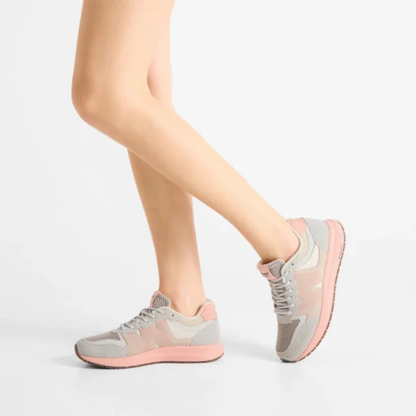 Woden Sneaker Rigmor Open Mesh-Blush