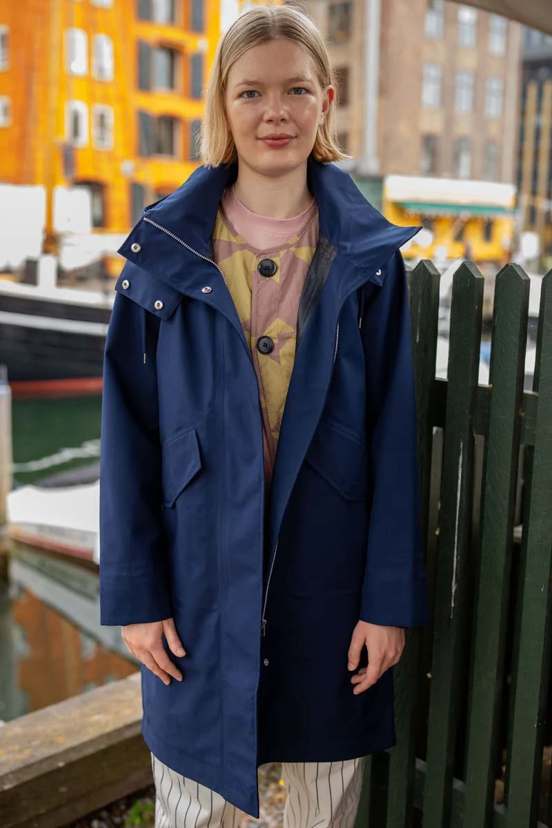 DANEFAE Danewest Wind Rain Parka Navy