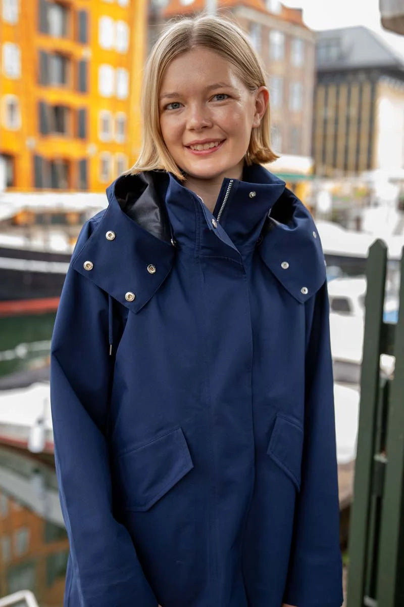 DANEFAE Danewest Wind Rain Parka Navy