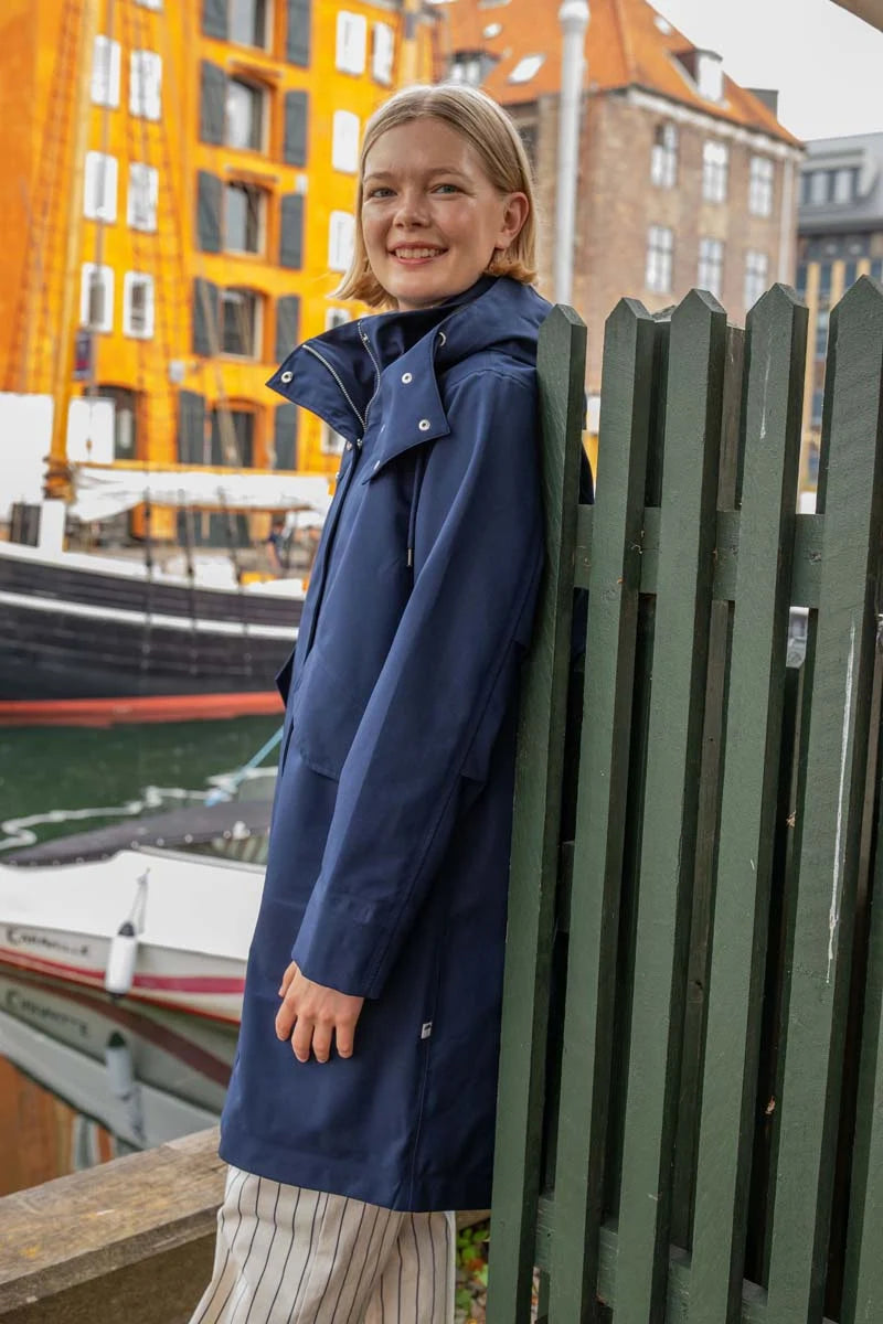 DANEFAE Danewest Wind Rain Parka Navy