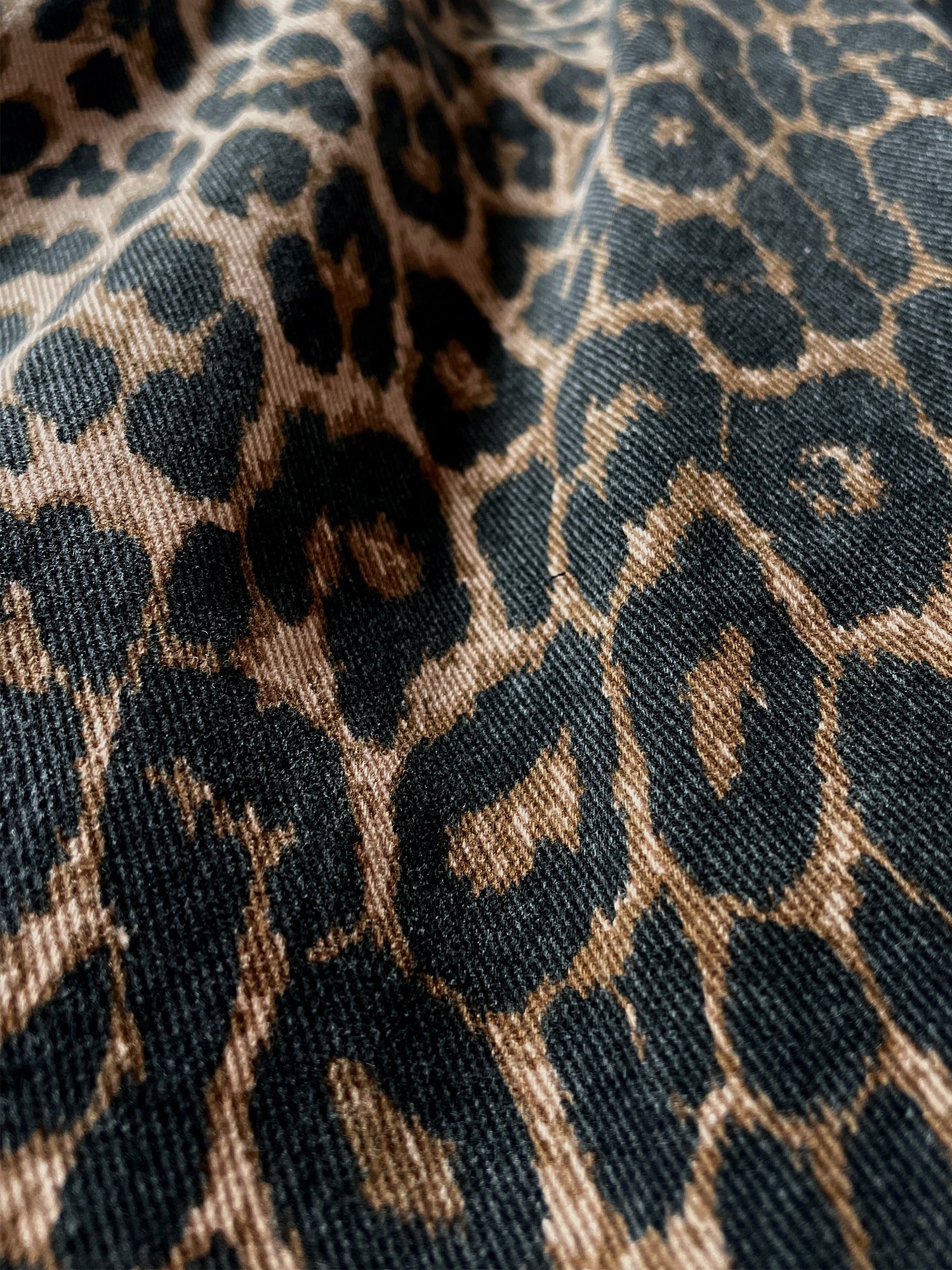 Mademoiselle Yeye Wide Divison Denim Trousers