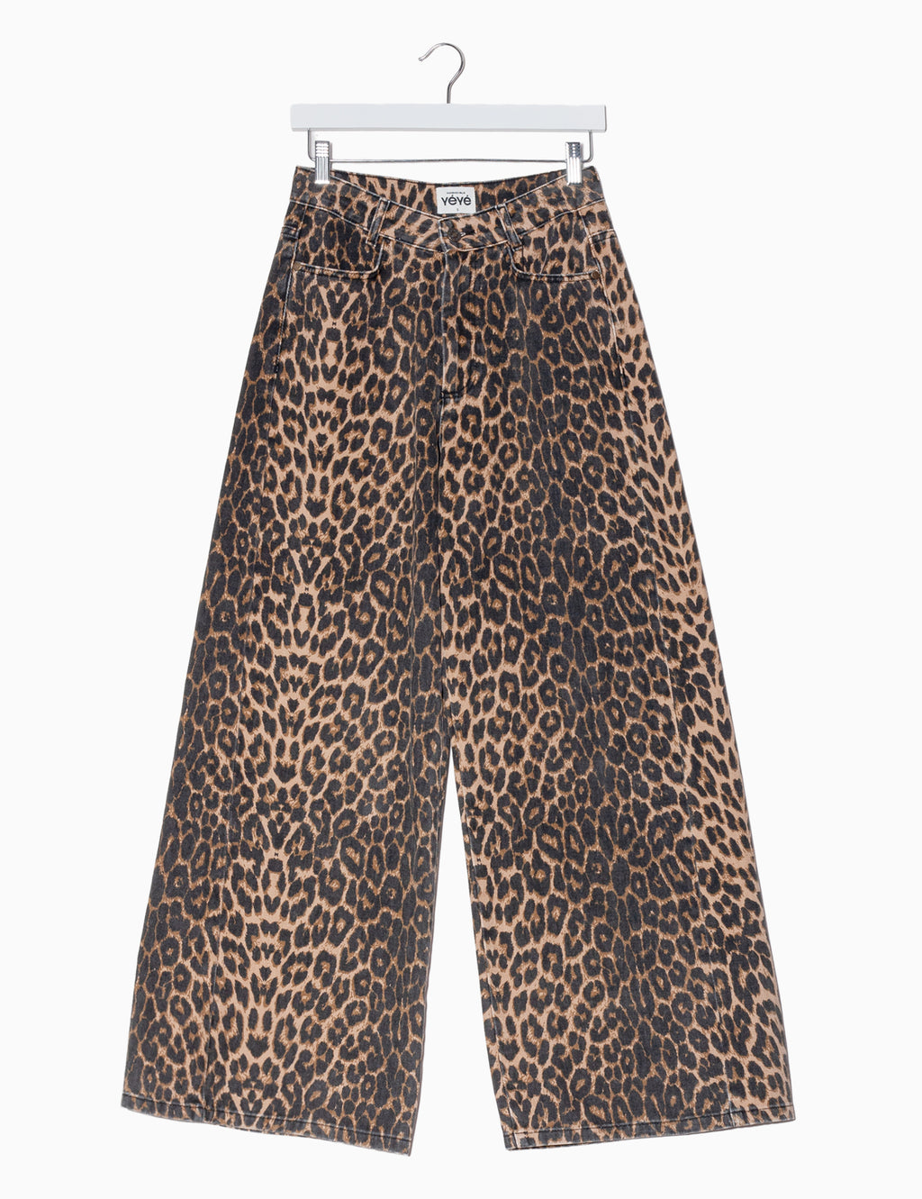 Mademoiselle Yeye Wide Divison Denim Trousers