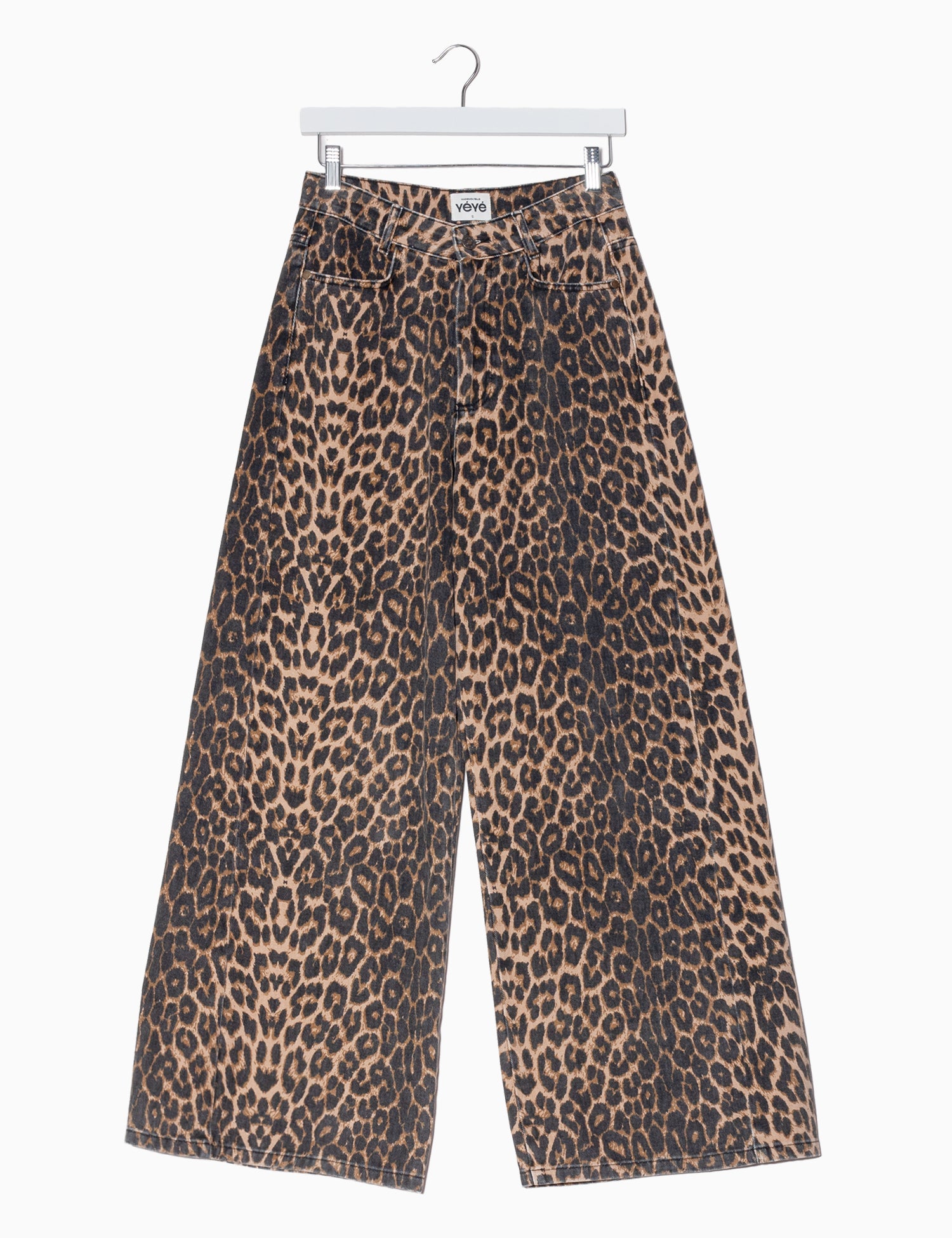 Mademoiselle Yeye Wide Divison Denim Trousers