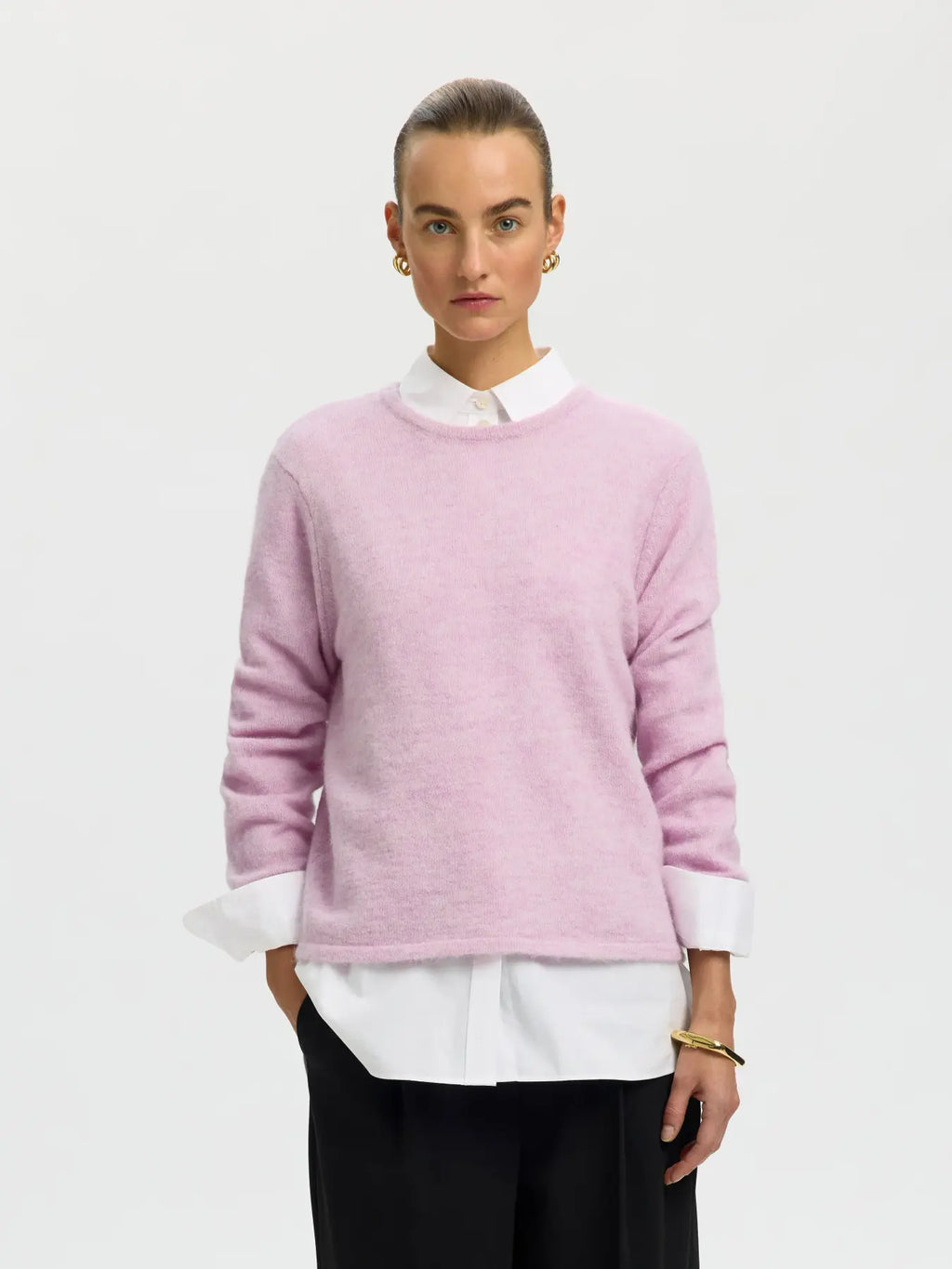 SELECTED FEMME Lulu New LS Knit O-Neck