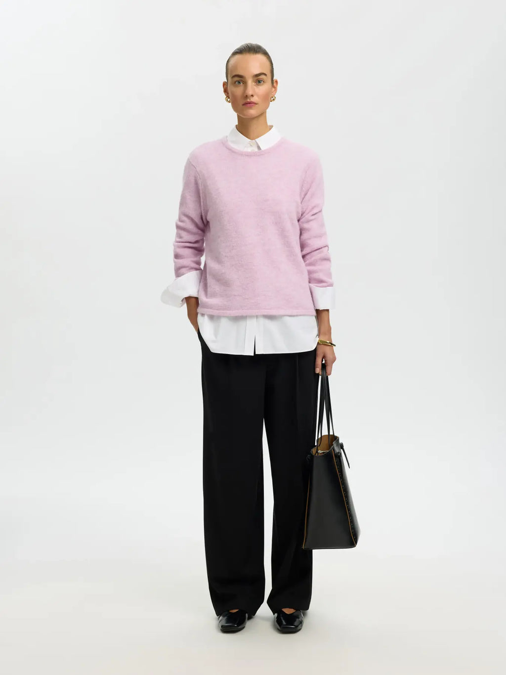 SELECTED FEMME Lulu New LS Knit O-Neck