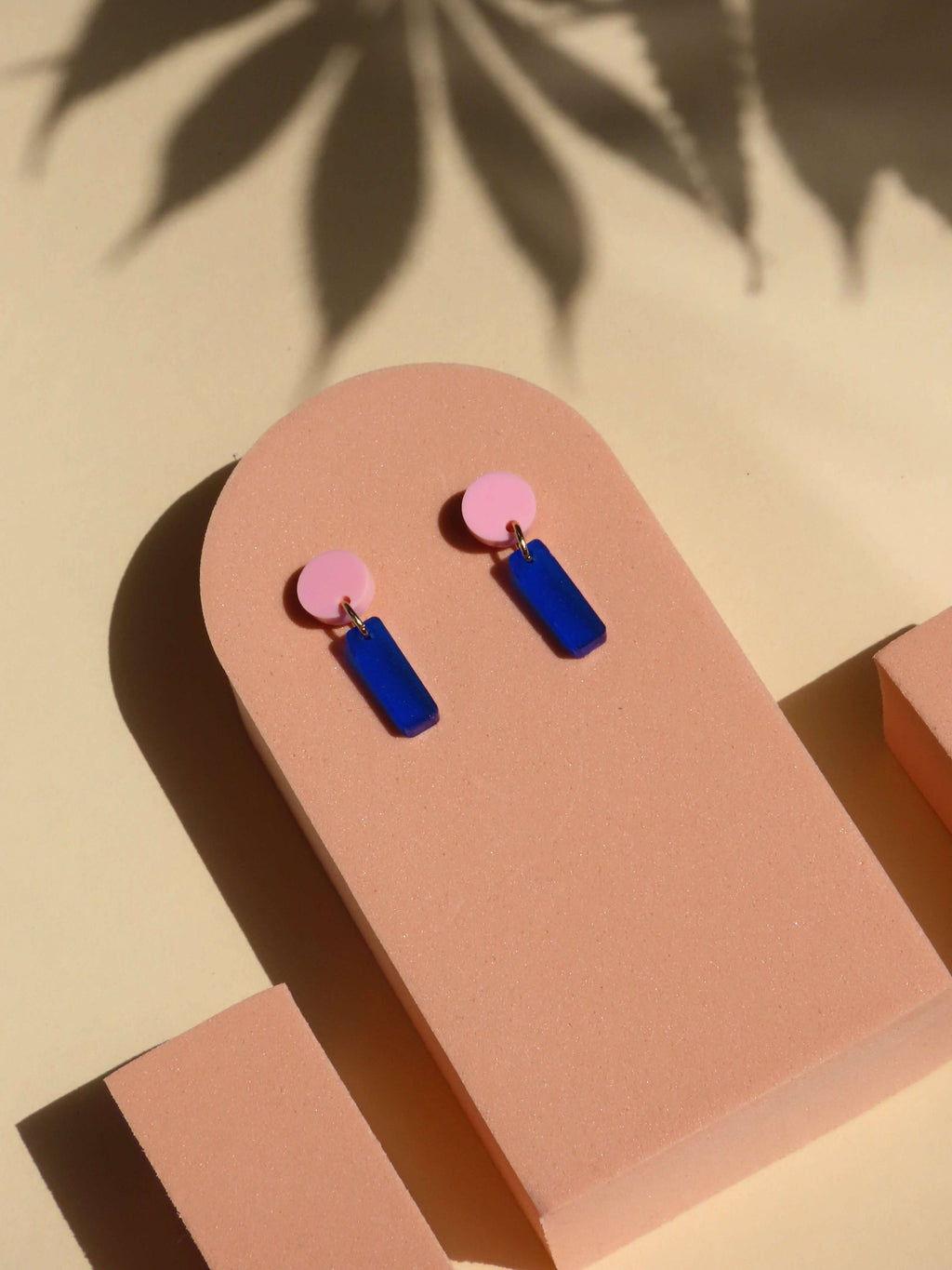 Niemalsmehrohne Ohrringe Mini Sticks rosa/blau