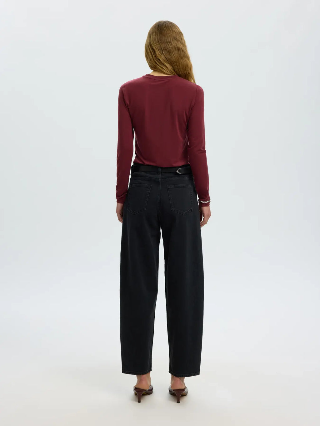 Selected Femme Manja LS Bordeaux