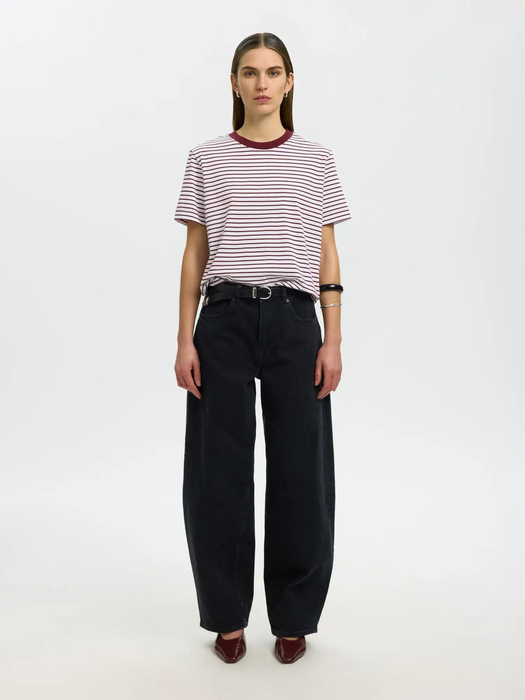 Selected Femme Boxy Stripped