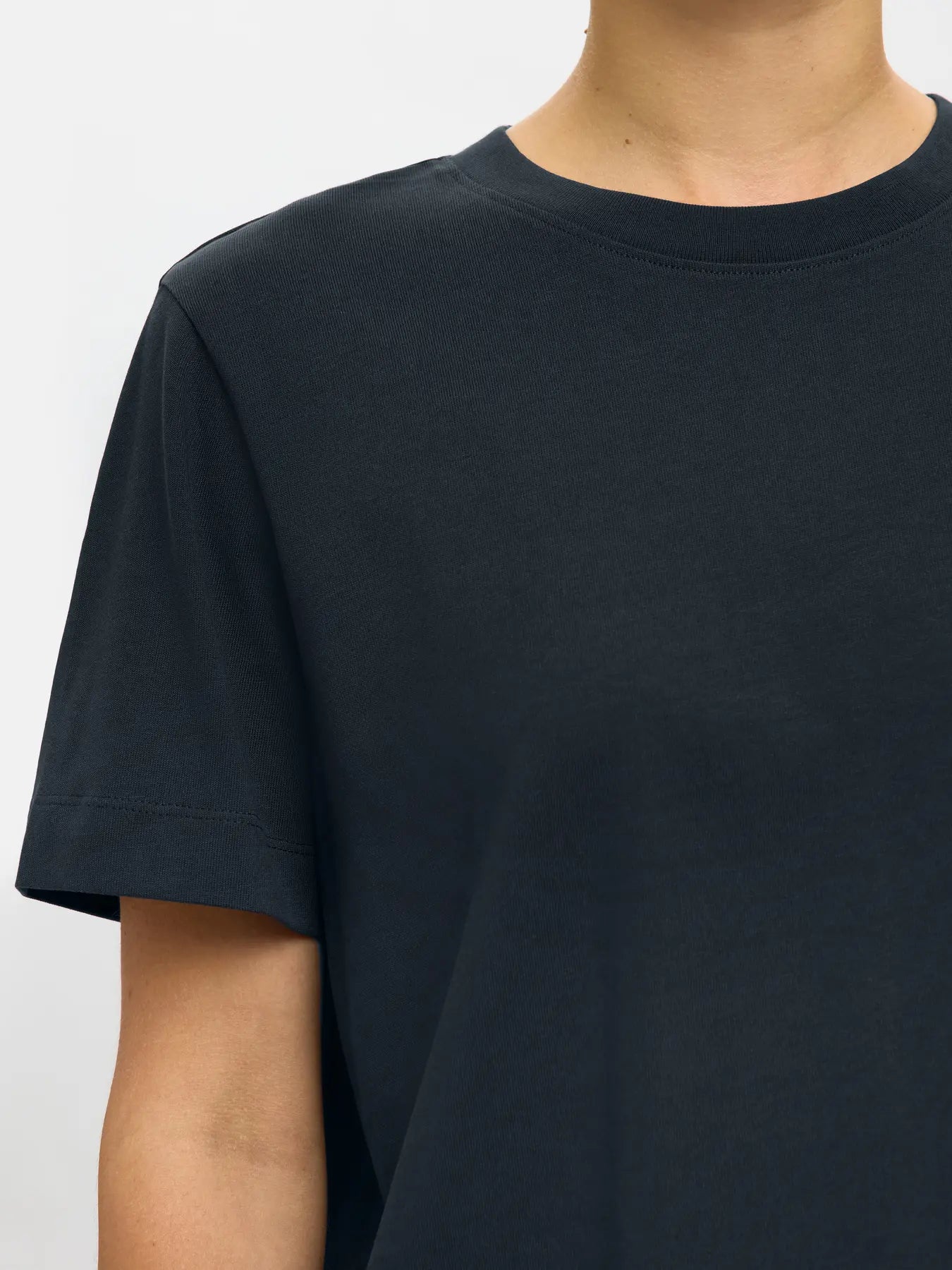 Selected Femme Boxy Tee dk.saphire