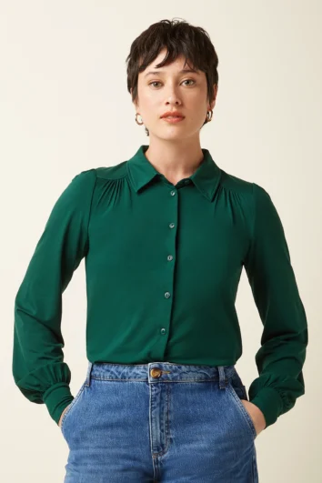 Bluse Carina Light Grün