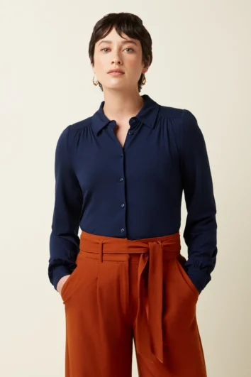 Bluse Carina Light Blau