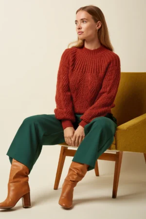 Hose Federica Marple Grün