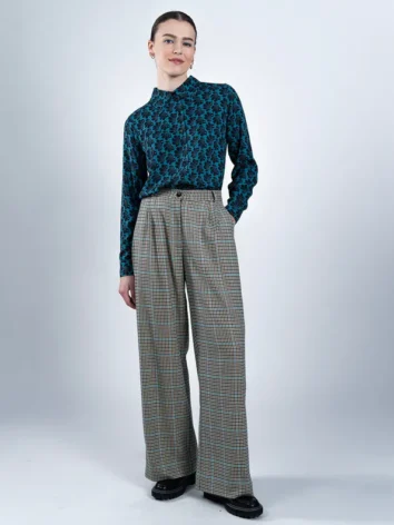 Bundfaltenhose Checkmate