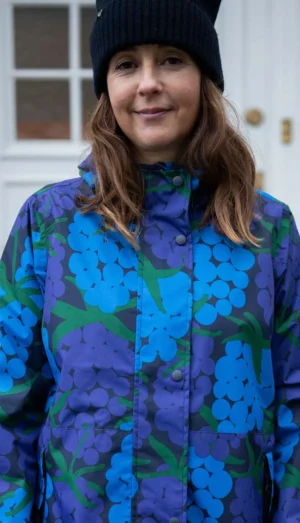 Regenjacke Danedith Maxiberry Dunkleblau