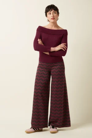Hose Border Palazzo Estelle Zigzag