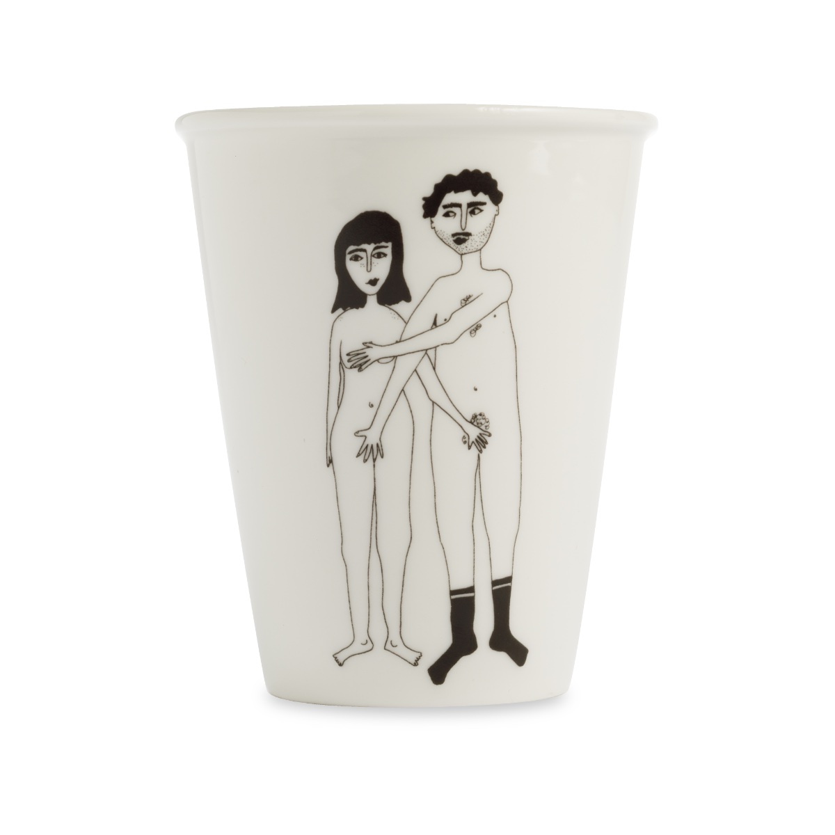 Cup Naked Couple helen b. Porzellantasse mit Illustration von Helen B. Merkmale: Handgefertigt Höhe: 9,5 cm Durchmesser: ø 8 cm Volumen: 220 ml Farbe: Schwarze Linienzeichnung auf cremeweißem Hintergrund Material: Porzellan, Keramik, Transferdruck Entworfen und hergestellt in Belgien Die Tasse ist spülmaschinen-, ofen- und mikrowellengeeignet. geschenke düsseldorf kleidsam conceptstore