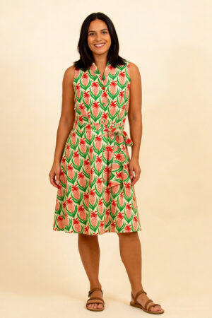 Kimberly Dress Pineapples