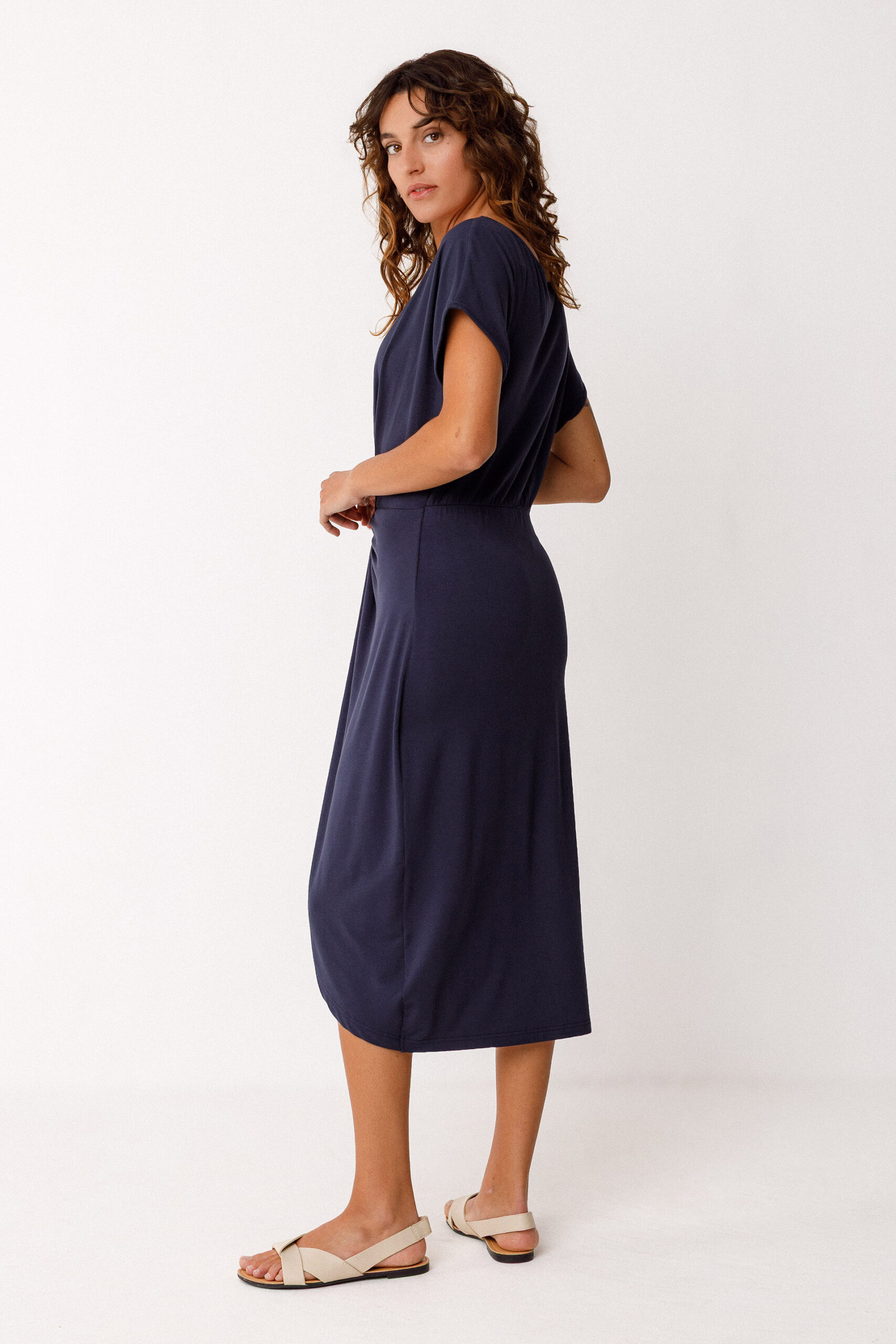 Kleid Amade Navy – Bild 3